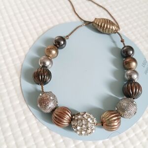 Vintage Copper wire Charm bacelet, women, adjustable, mint